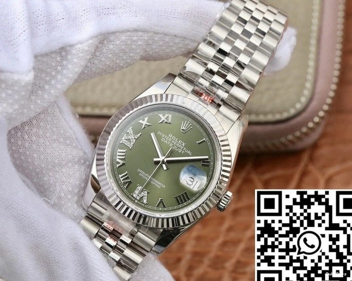Factory Datejust Rolex Green 36MM Dial GM 0919